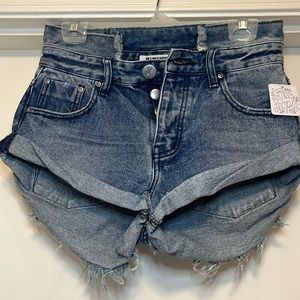 One X One Teaspoon by Free People Denim shorts 25